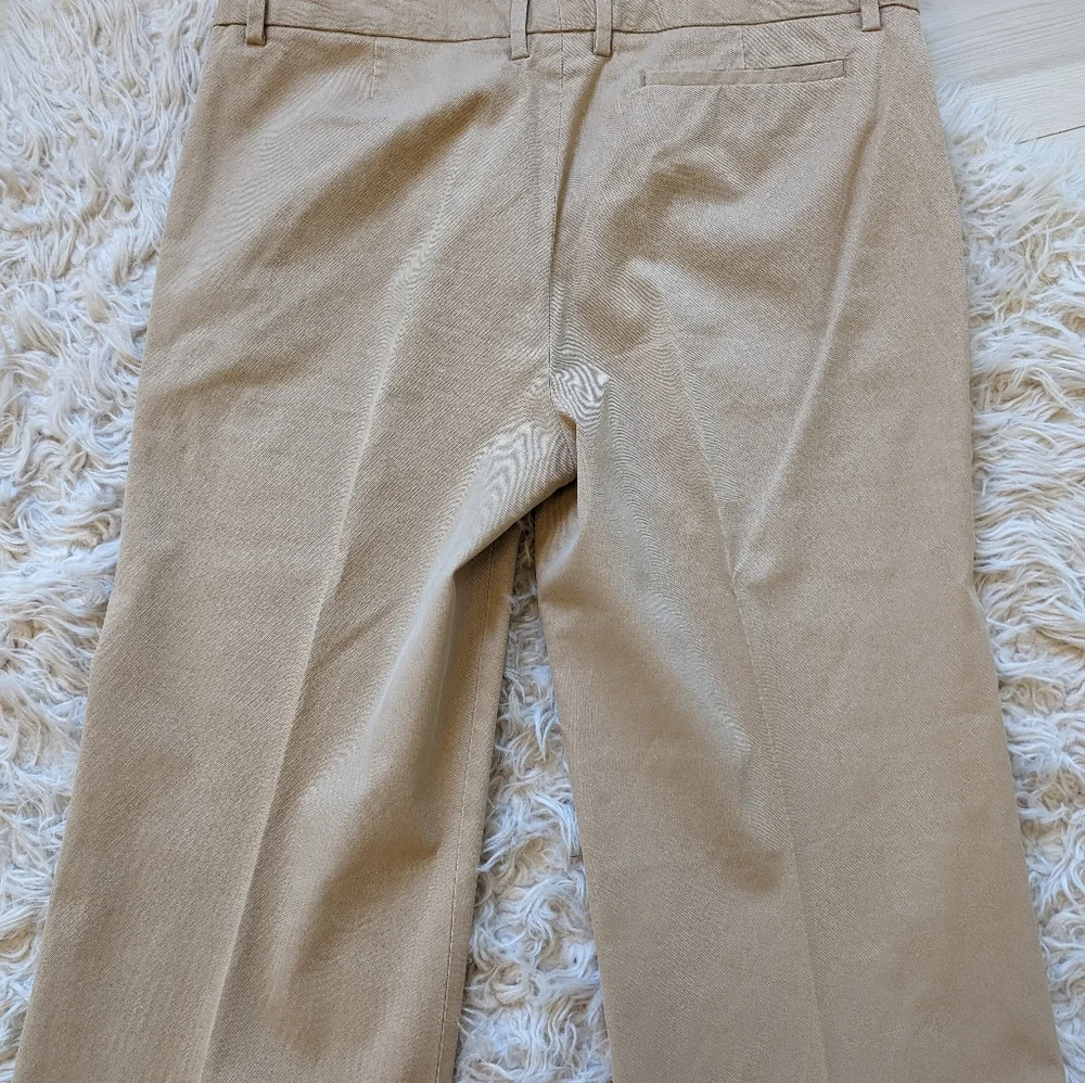 GAP Tan Wide-Leg Corduroy Trousers-NWOT - Picture 4 of 5